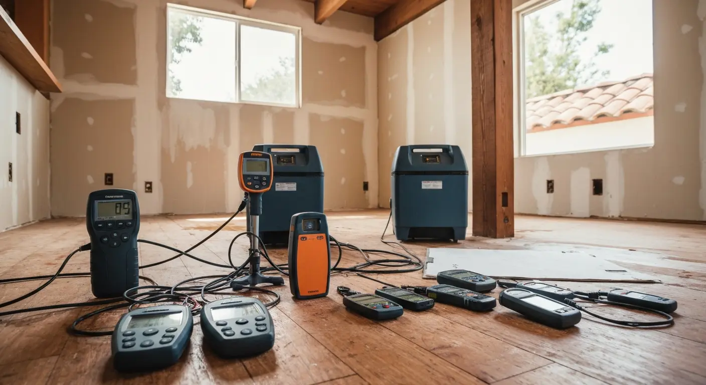 Water damage inspection