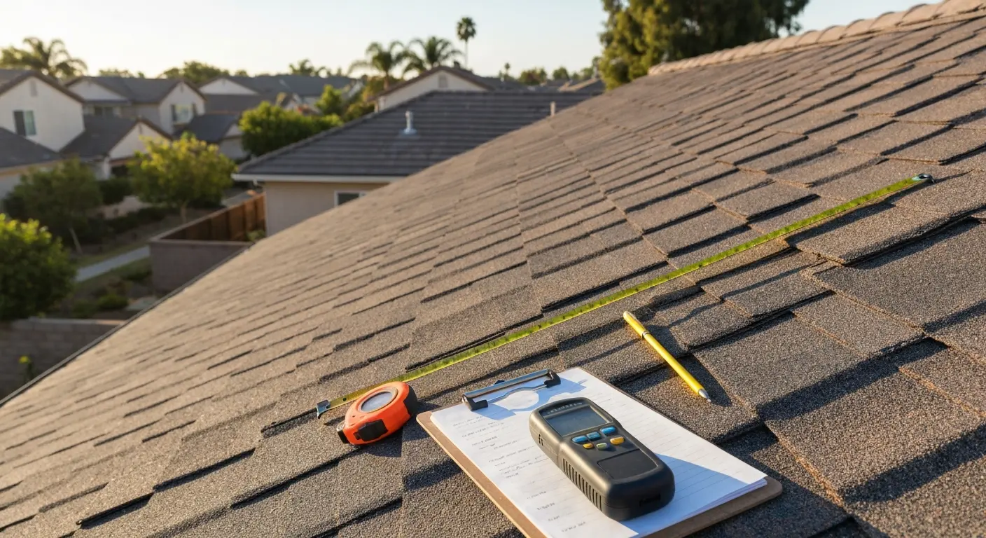 Roof inspection in Santa Clarita