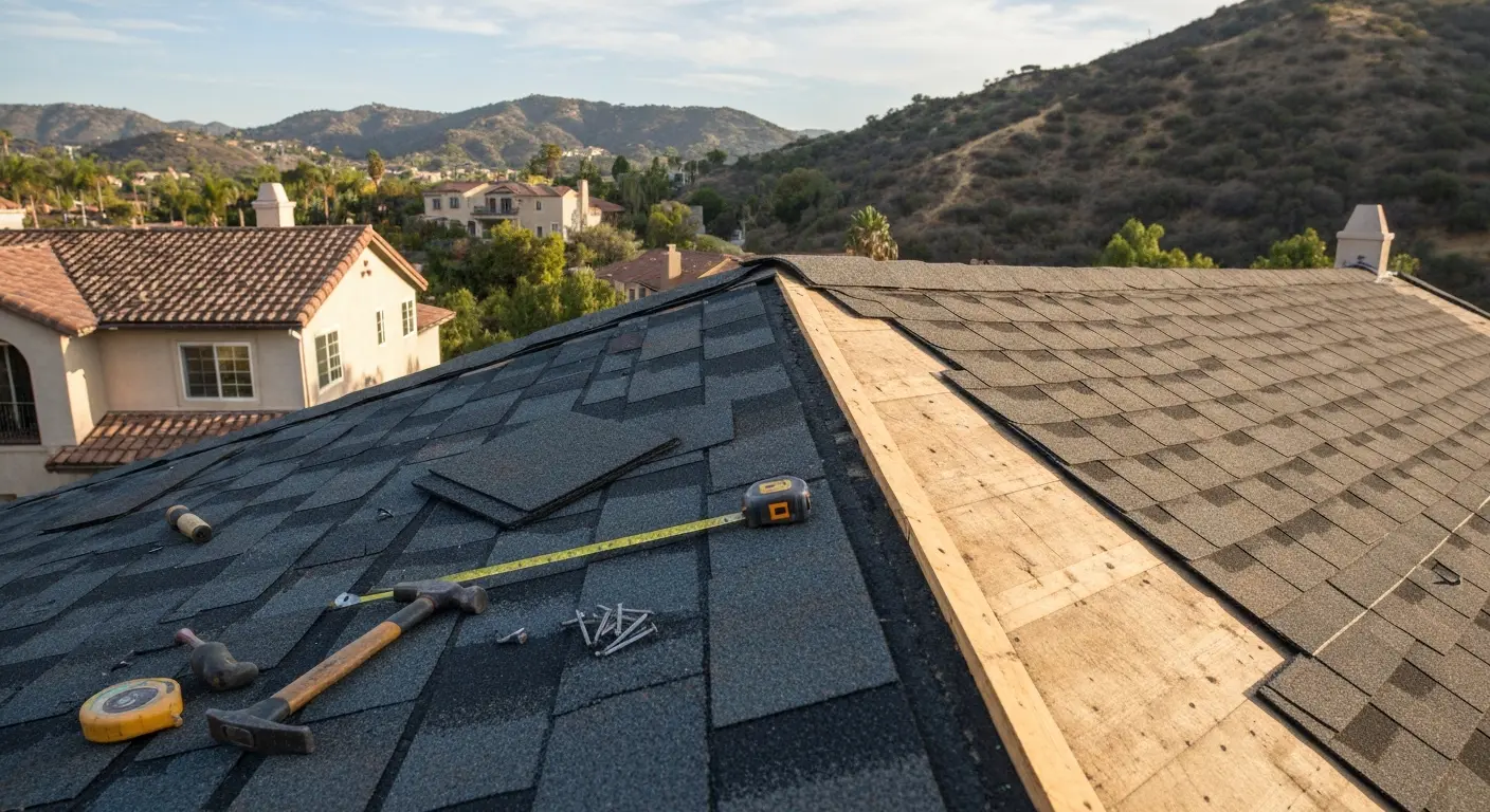 Roof repair in West Hills