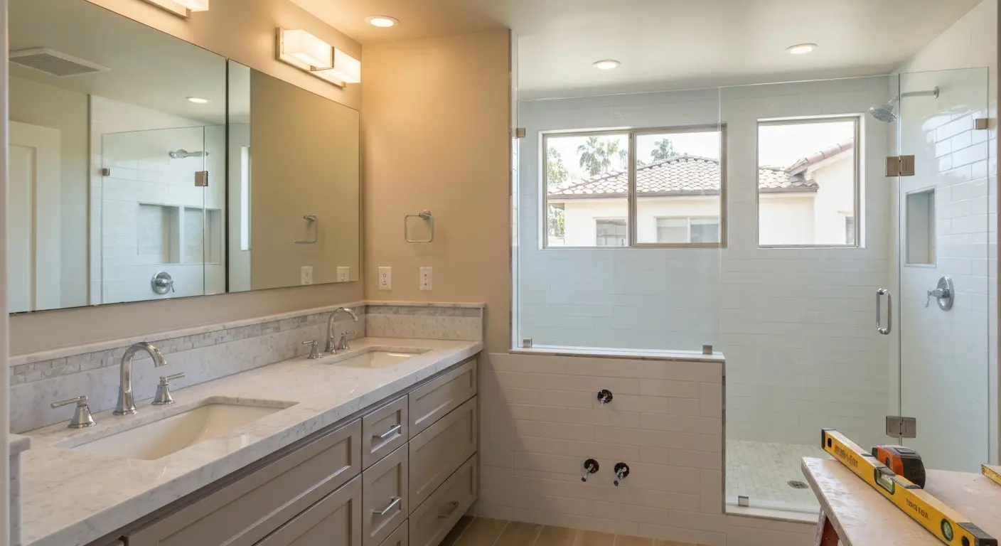 Complete bathroom remodel