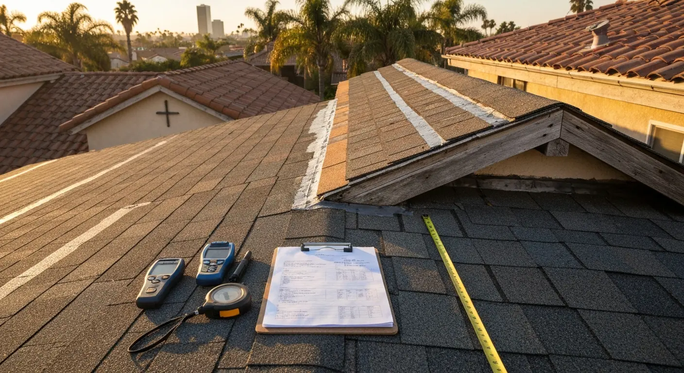 Roof inspection and repair service