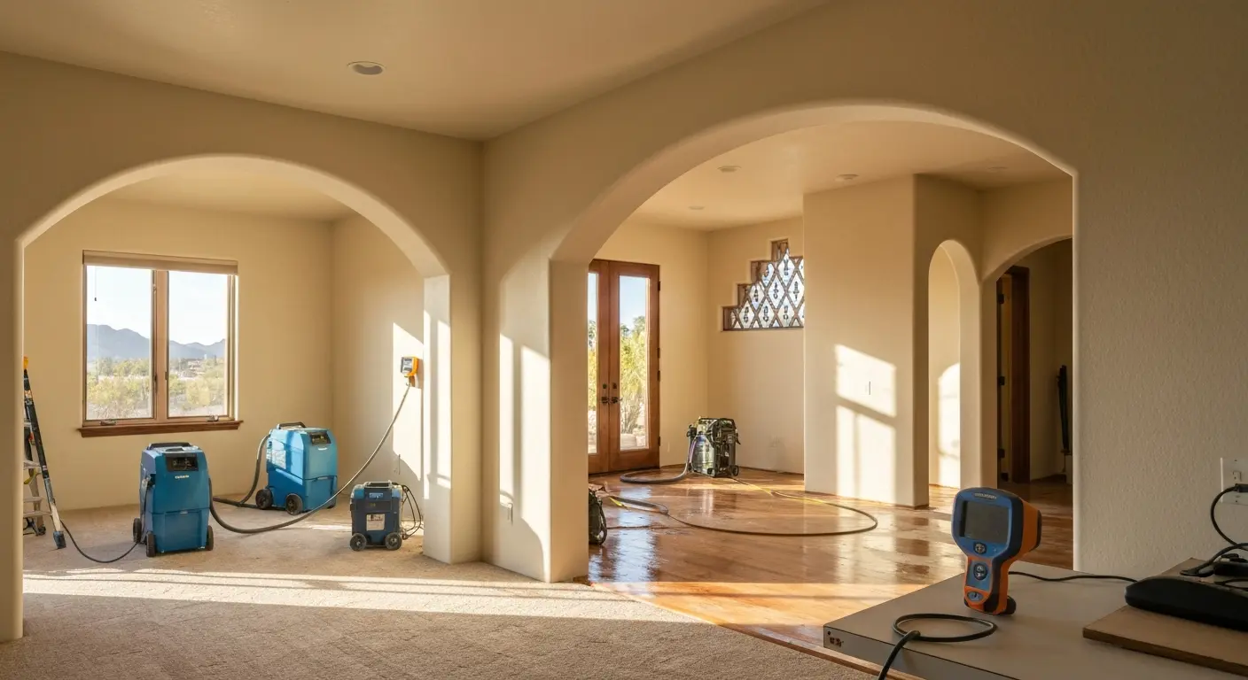 Water damage inspection