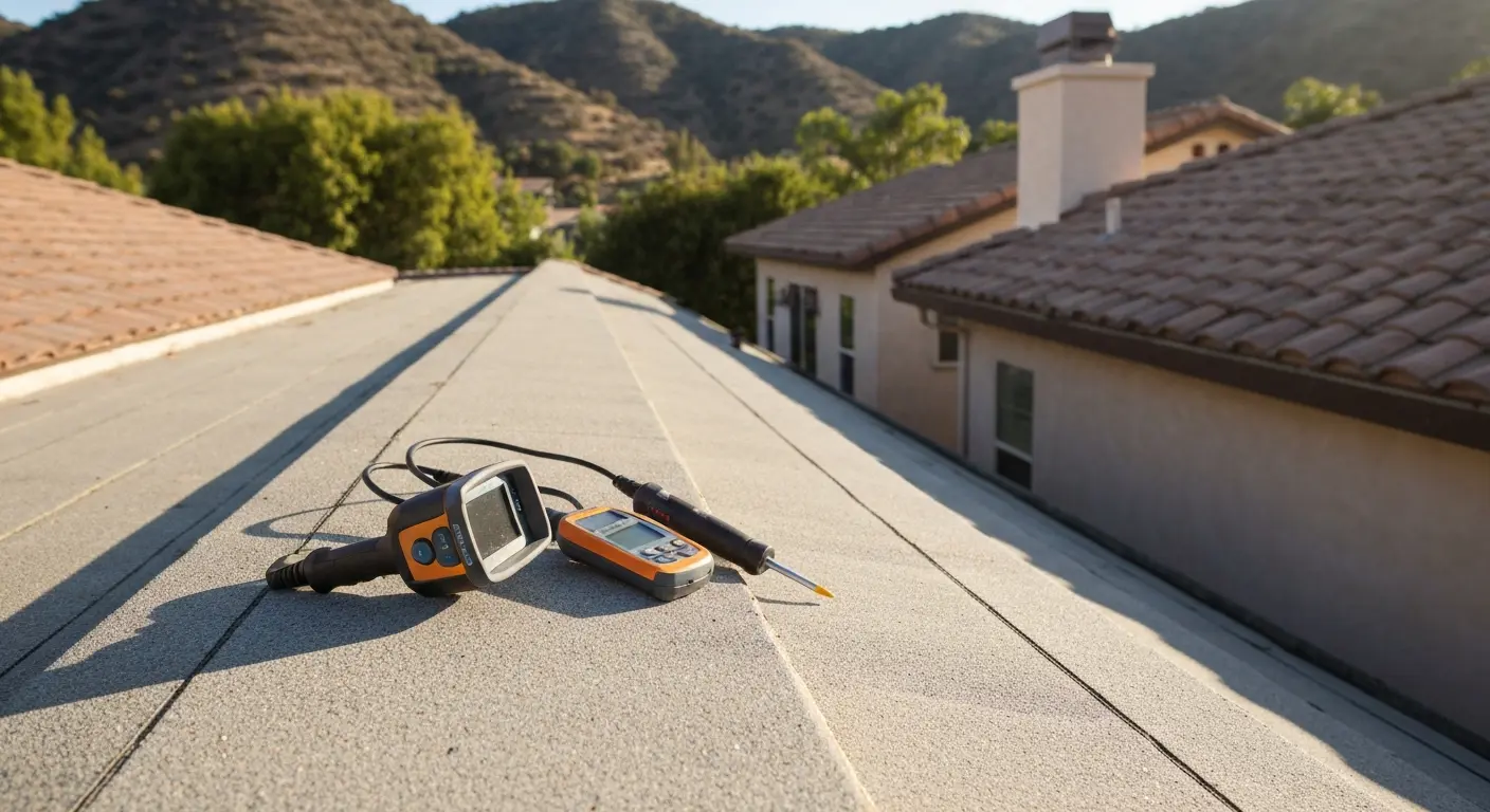 Roof leak detection and repair