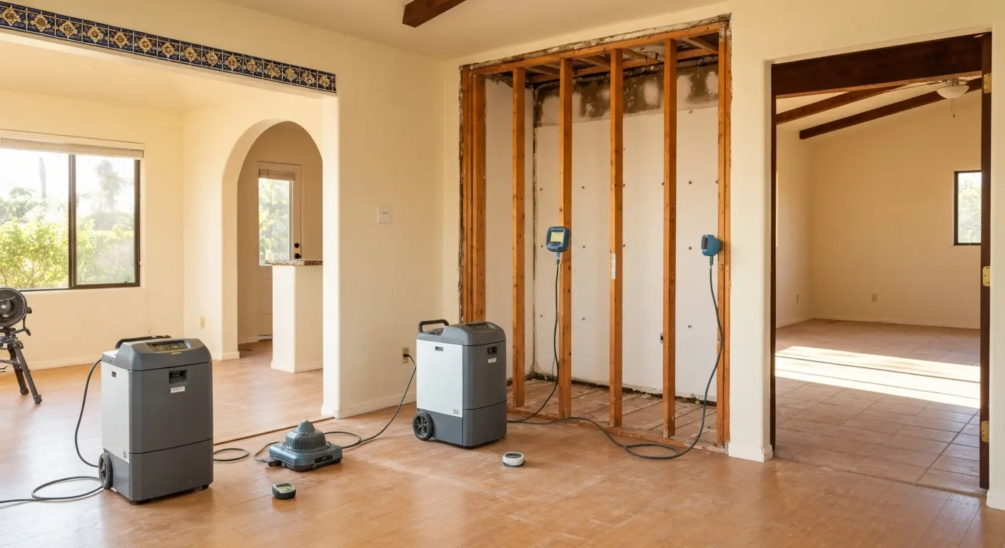 Structural drying and mold prevention