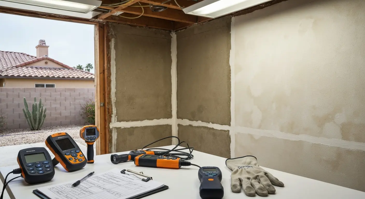 Mold remediation inspection