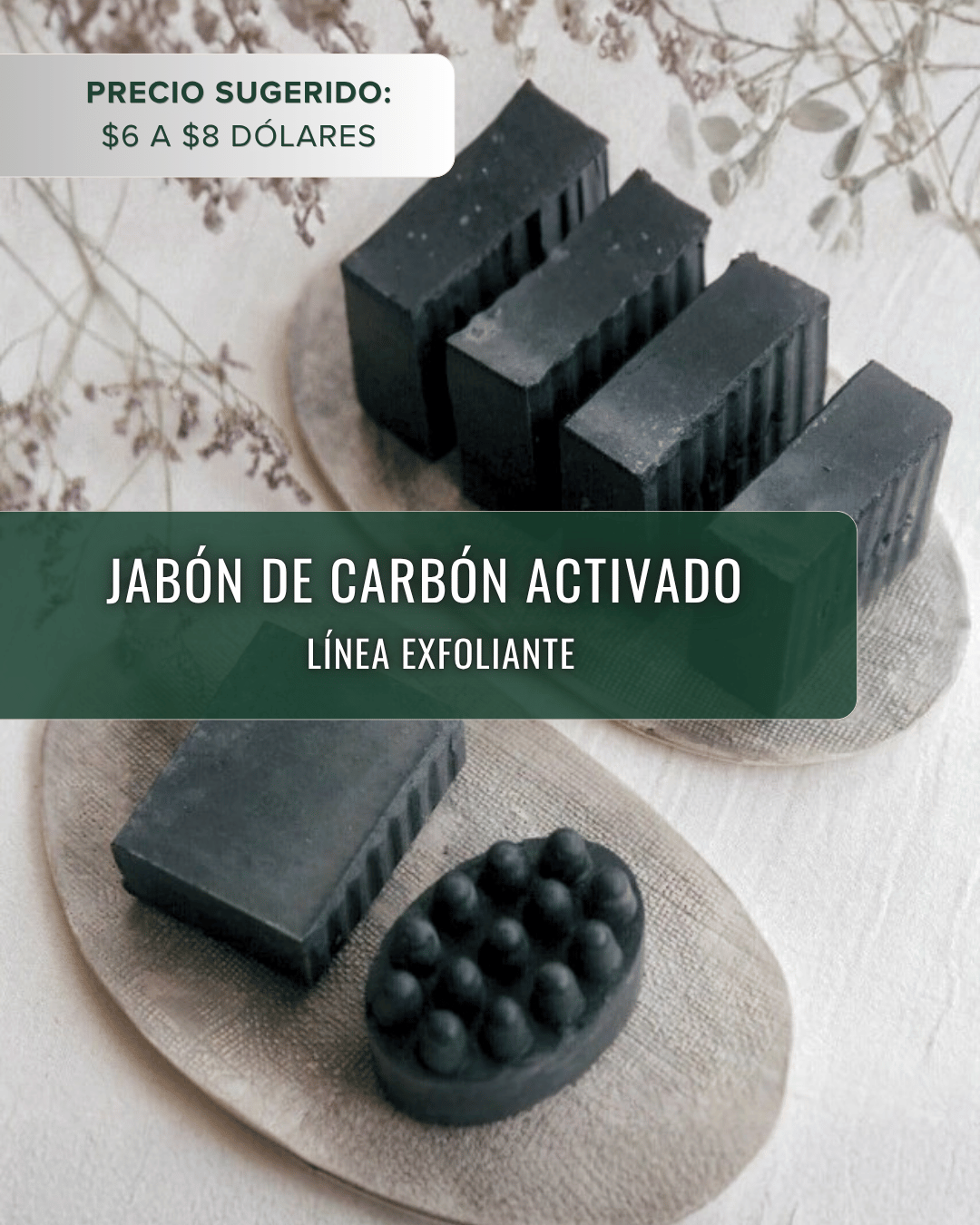 Jabón de Carbón Activado