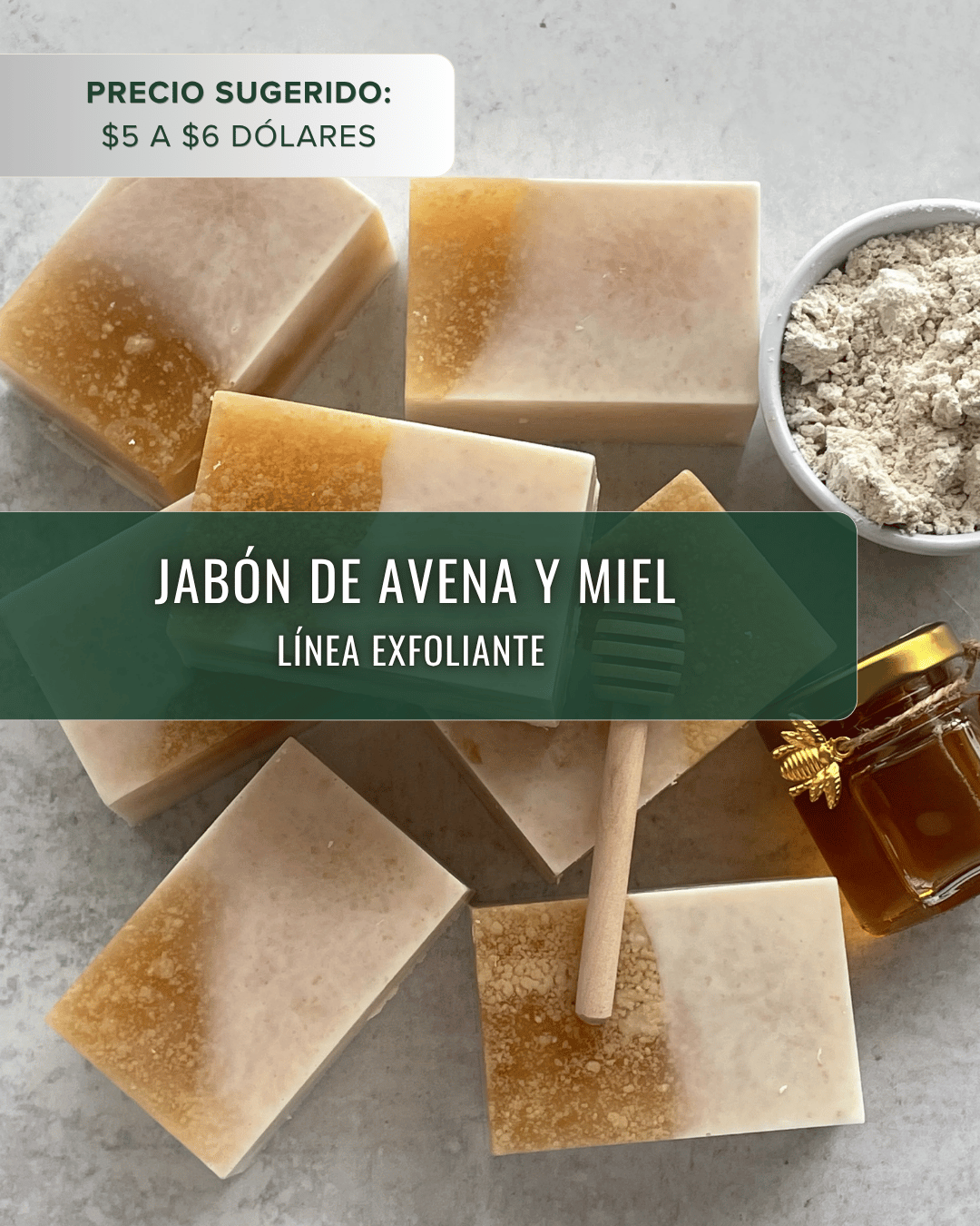 Jabón de Avena y Miel