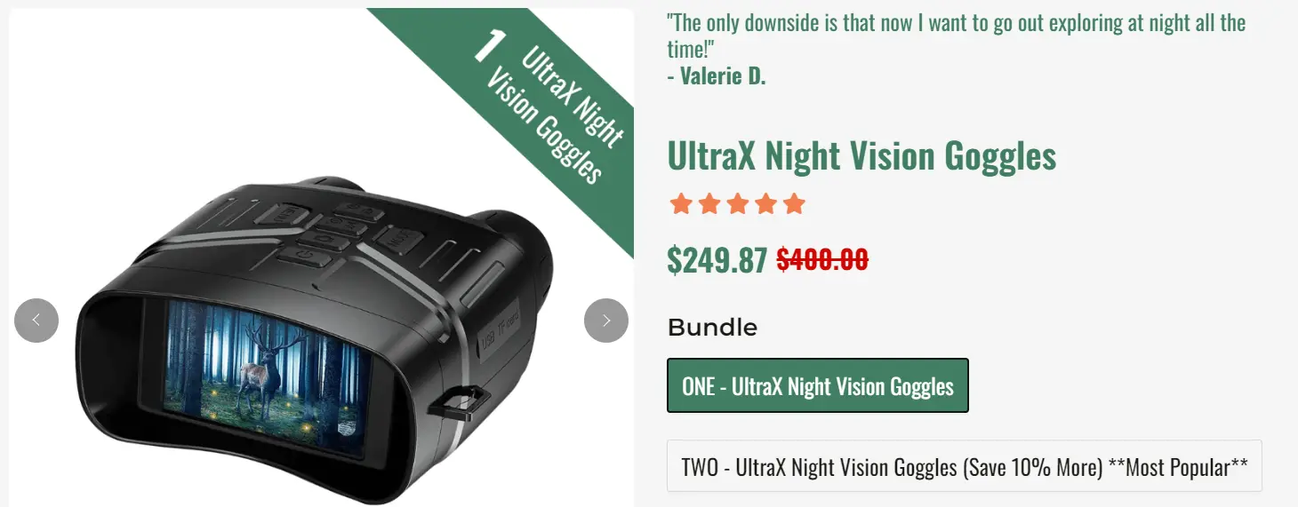 1 ultra x night vision goggles 