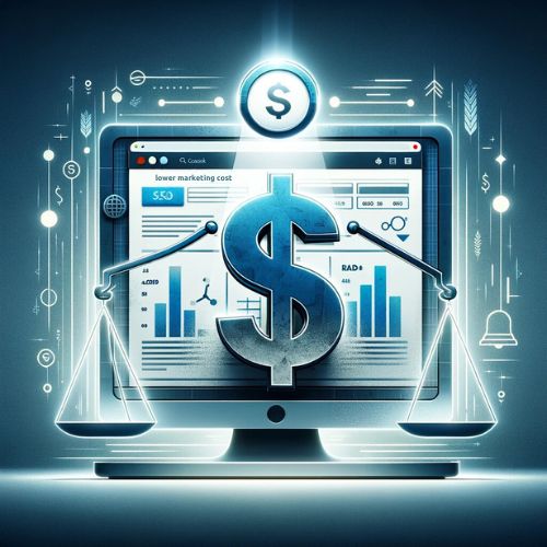 lower marketing cost