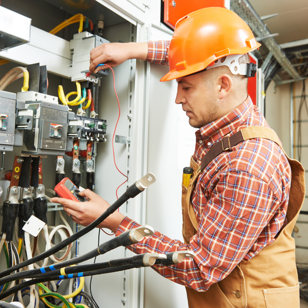 Electrician working