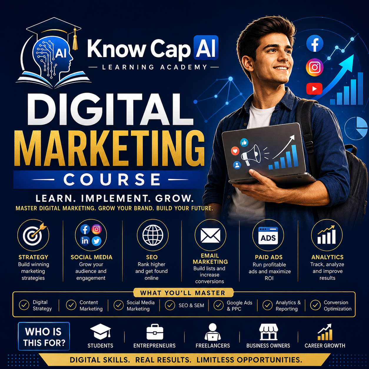 Know Cap Digital Marketing Course