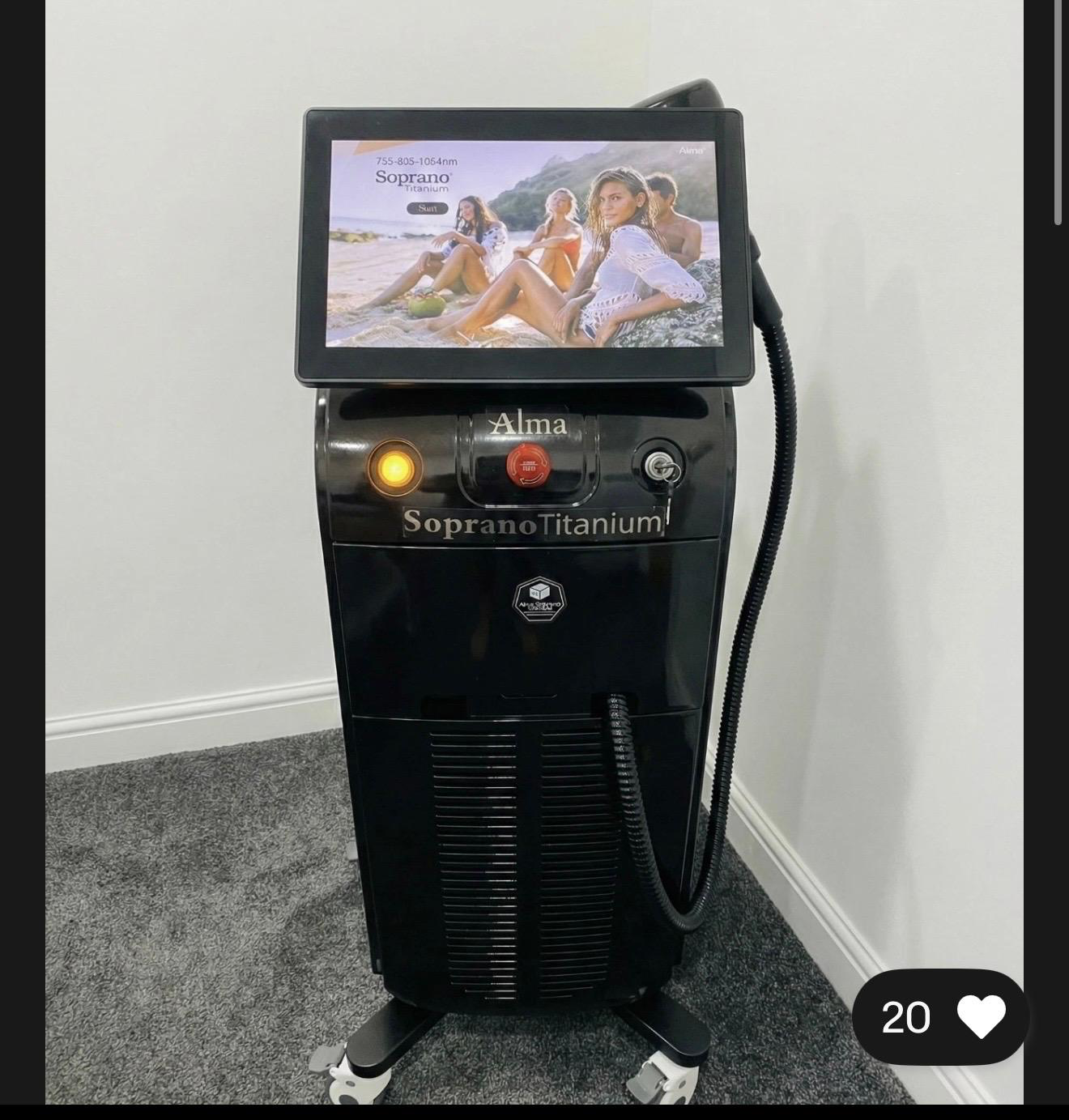 Soprano Titanium laser hair removal machine