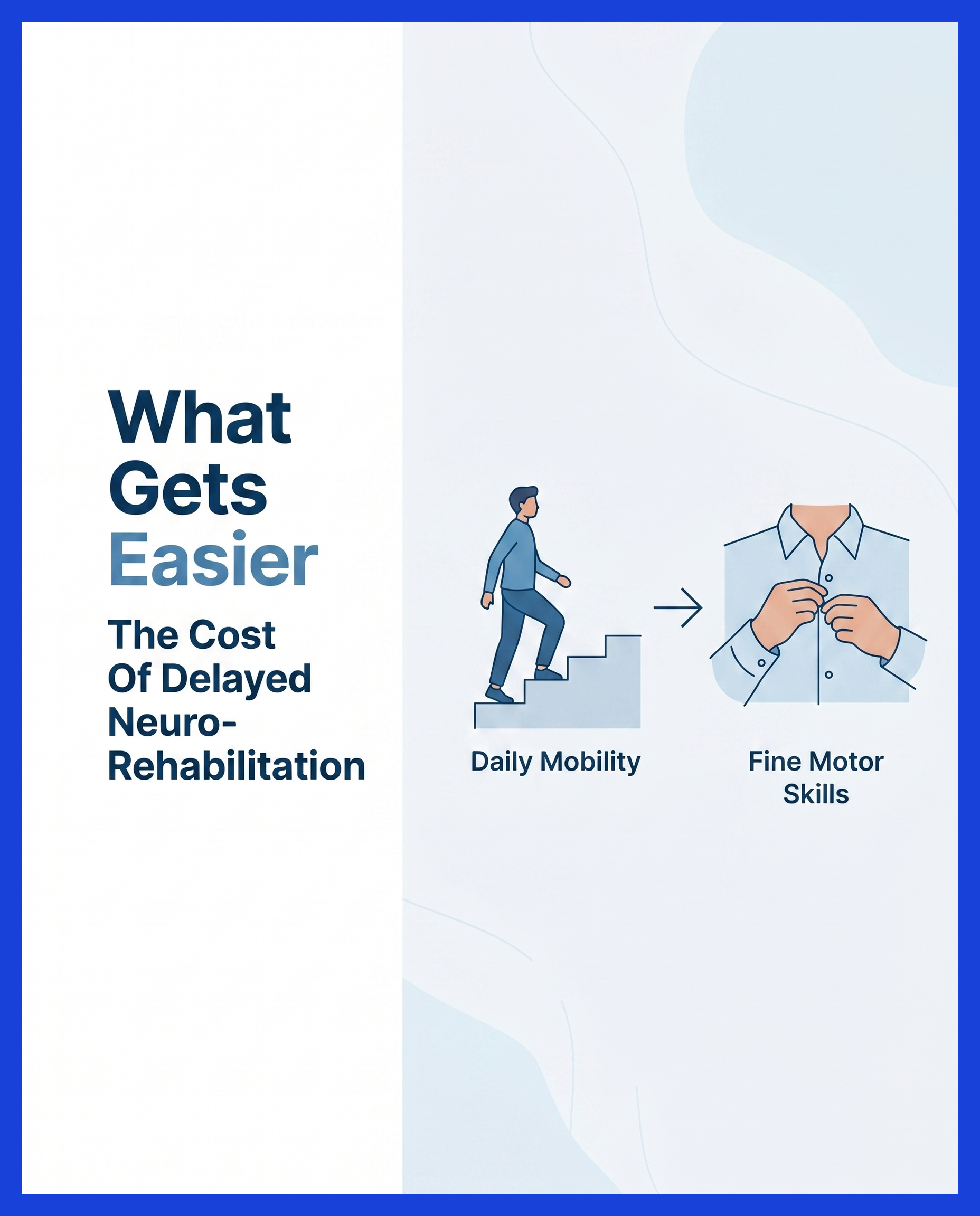Illustration for Delayed Neuro-Rehabilitation: What Waiting Can Cost After a Stroke or Injury (image 5). Illustration for Delayed Neuro-Rehabilitation: What Waiting Can Cost After a Stroke or Injury (image 5).