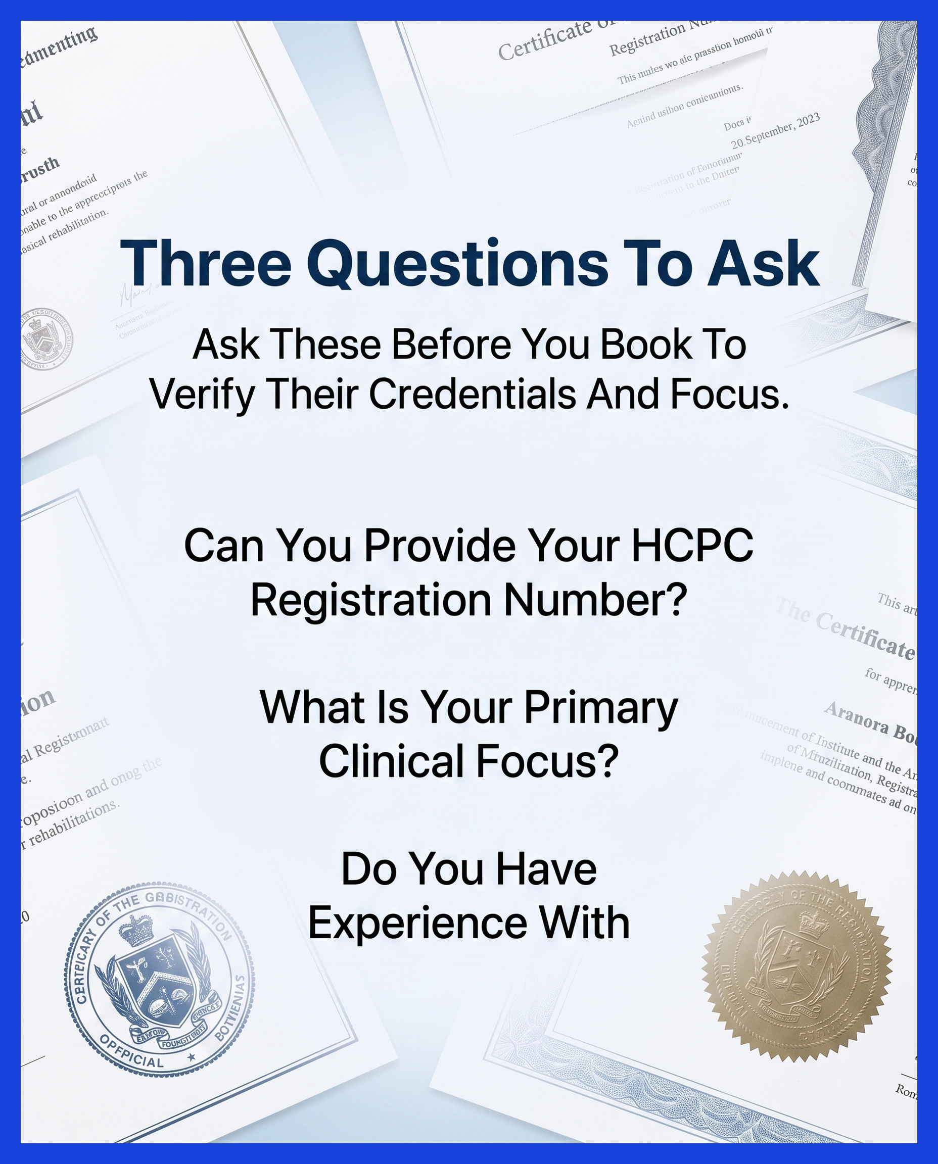 Illustration for Before Home Neuro Physiotherapy, Check Your Physiotherapist’s HCPC Registration (image 6). Illustration for Before Home Neuro Physiotherapy, Check Your Physiotherapist’s HCPC Registration (image 6).