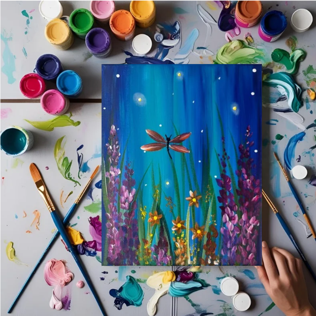 Original acrylic painting by Jenny Grahek