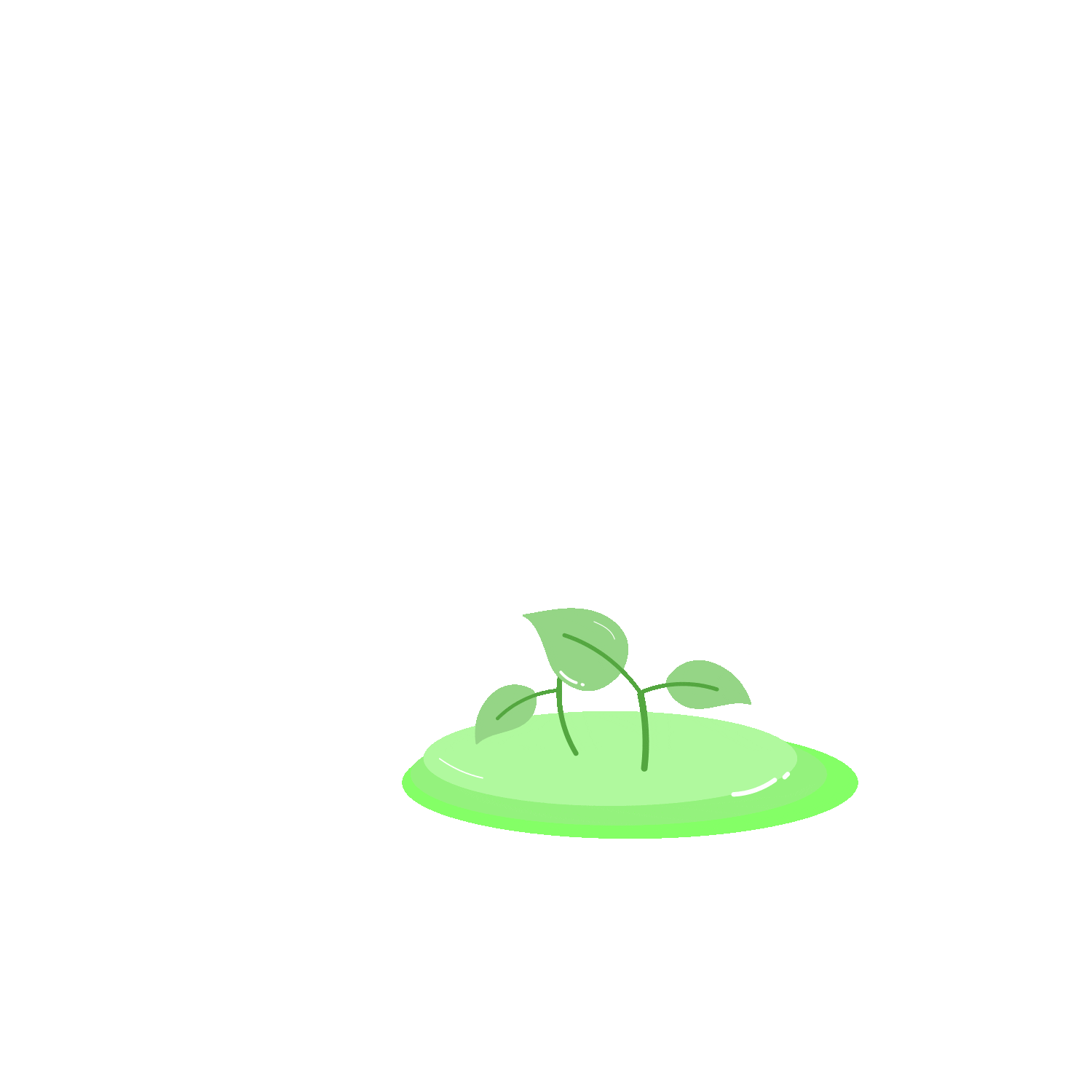 IcĂŽne de pousses symbolisant lâabsorption Ă©levĂ©e de COâ