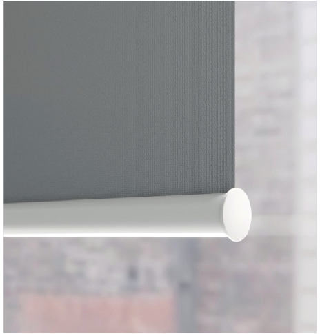 Roller blind 15mm round bottom bar