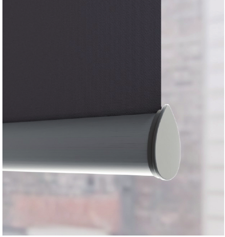 Roller blind teardrop bottom bar