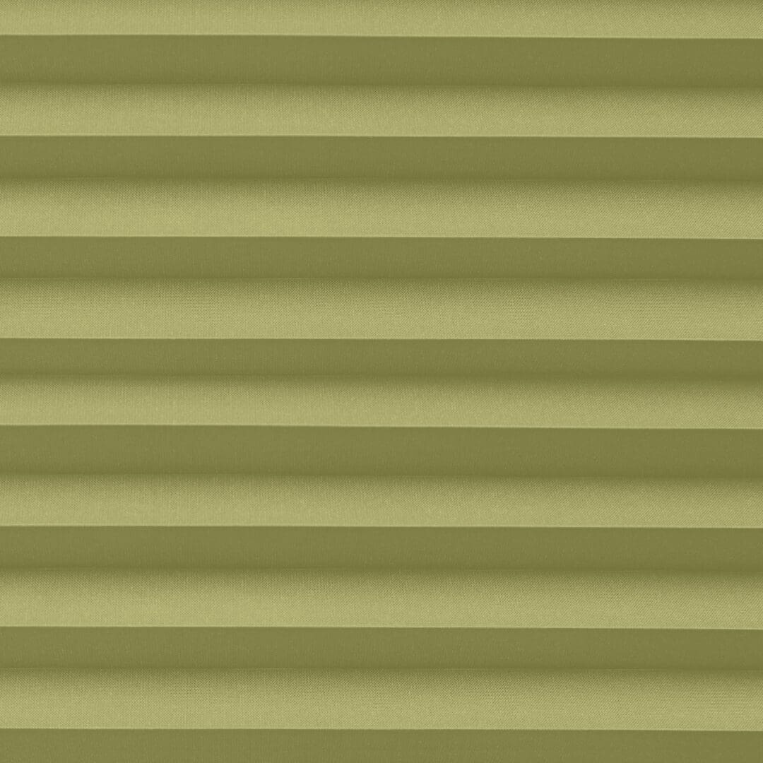 Close-up of pleated blind fabric