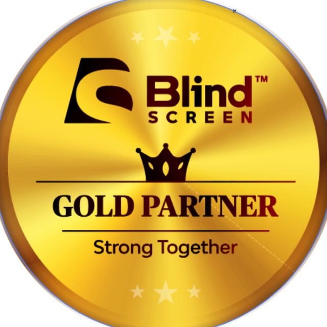 Blind Screen Gold Partner badge