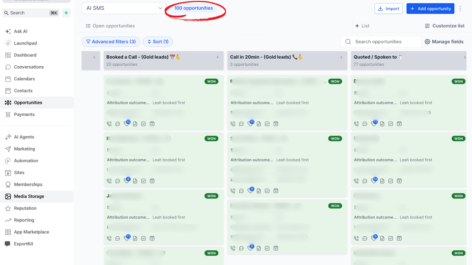 Software company reactivation results