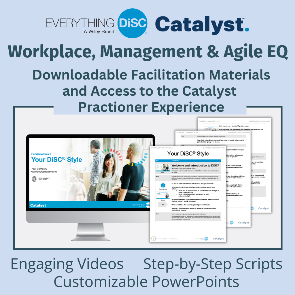 Catalyst Action Disc Plan.pdf Everything DiSC Catalyst Practitioner Experience / Facilitator Materials