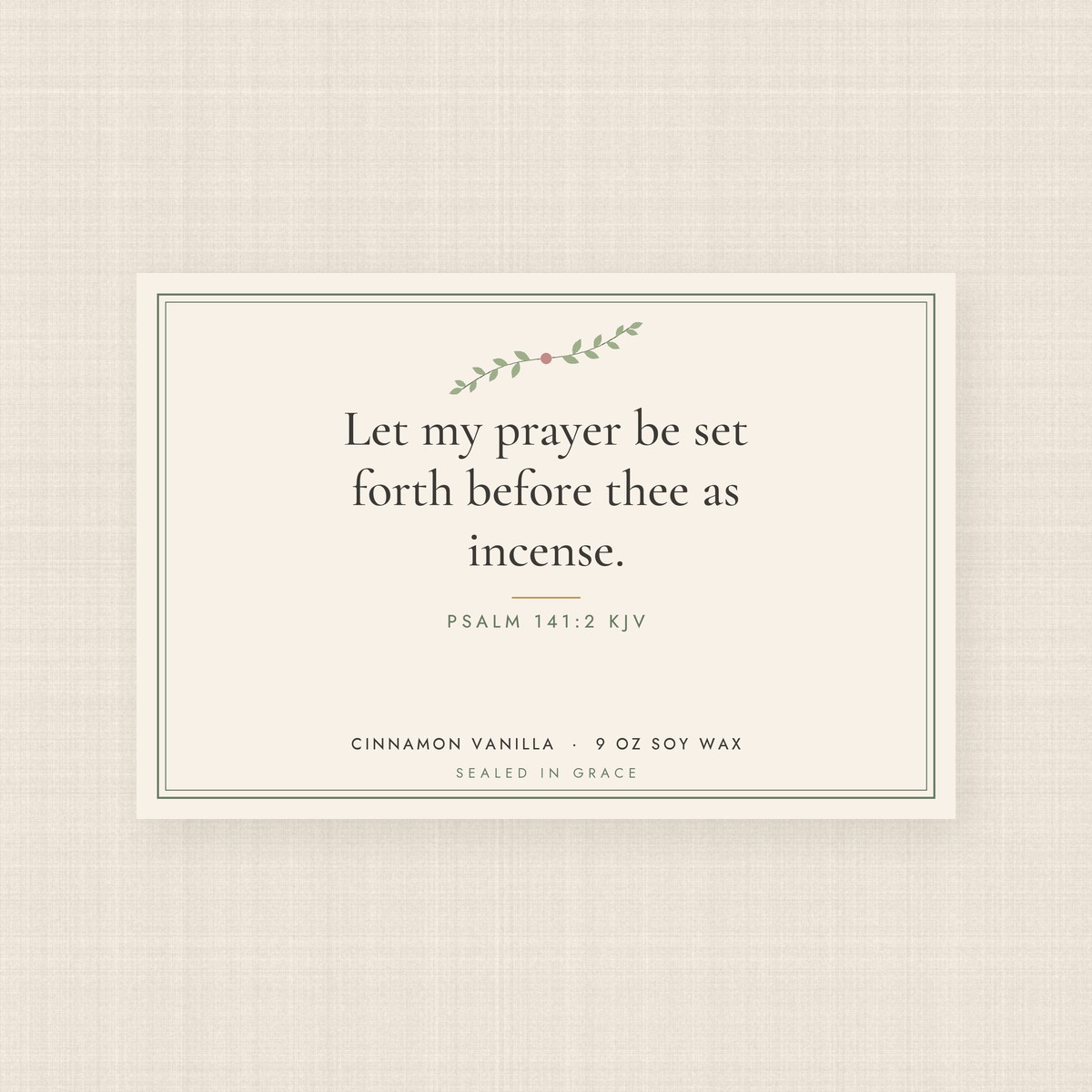 Let My Prayer Rise Soy Candle (9 oz)