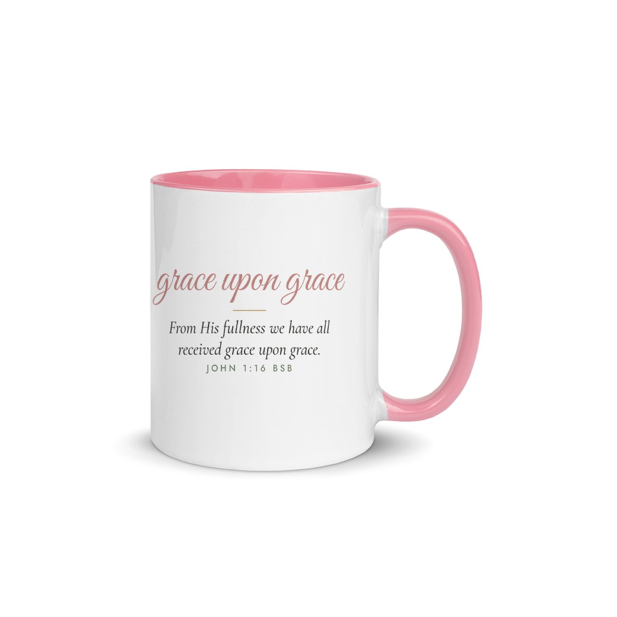 Grace Upon Grace Blush Mug (11 oz)
