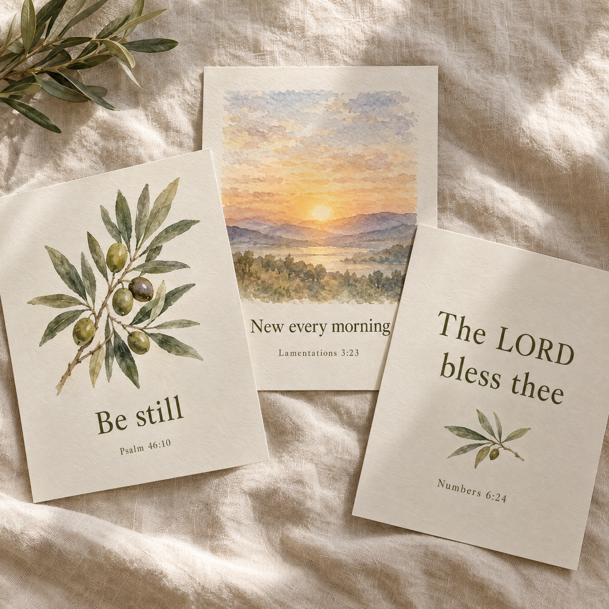 Scripture Print - Psalm 46:10