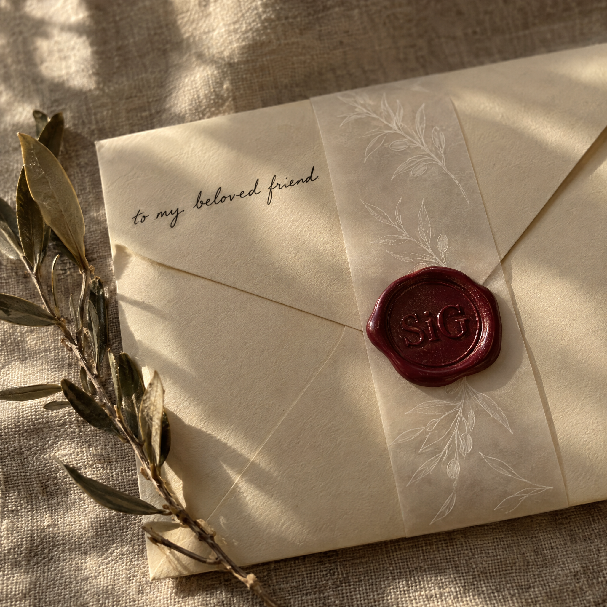 Sealed in Grace devotional letter envelope