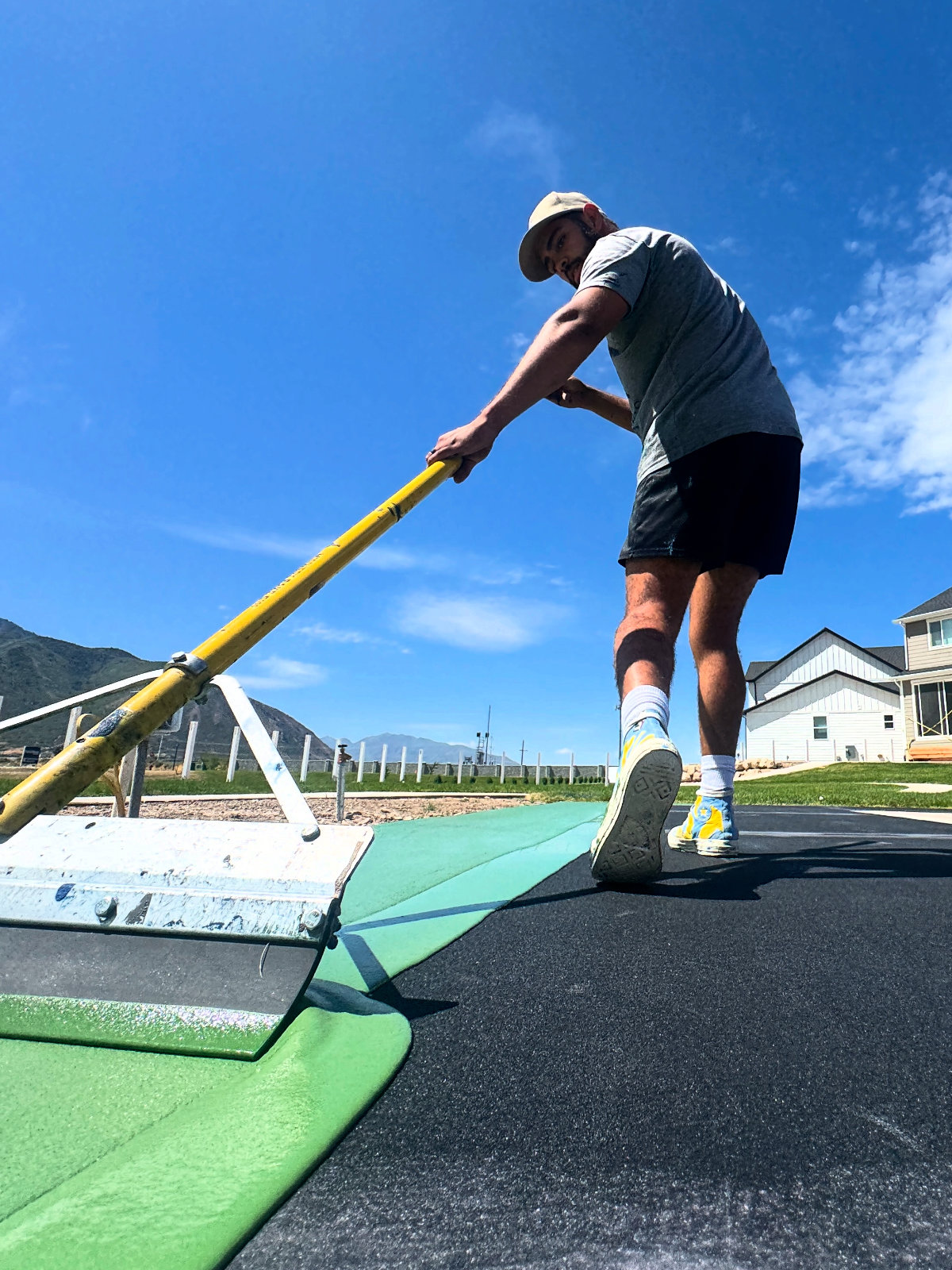 sample image for topic about How to Repair Cracks in a Pickleball Court