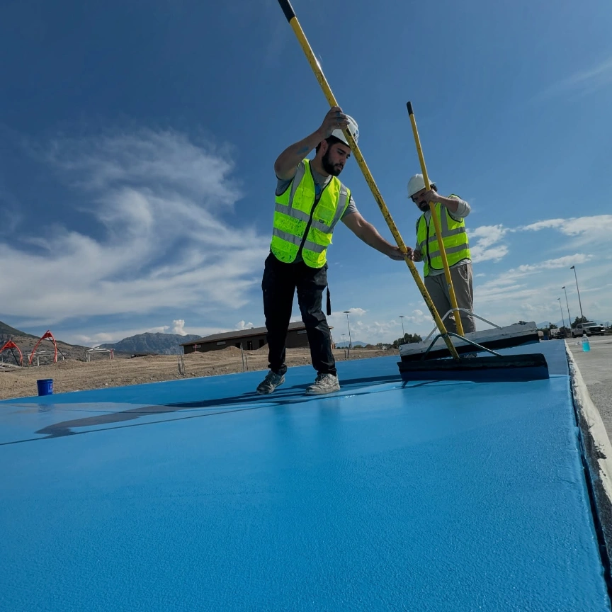 portrait about painting pickleball dimensions on a tennis court