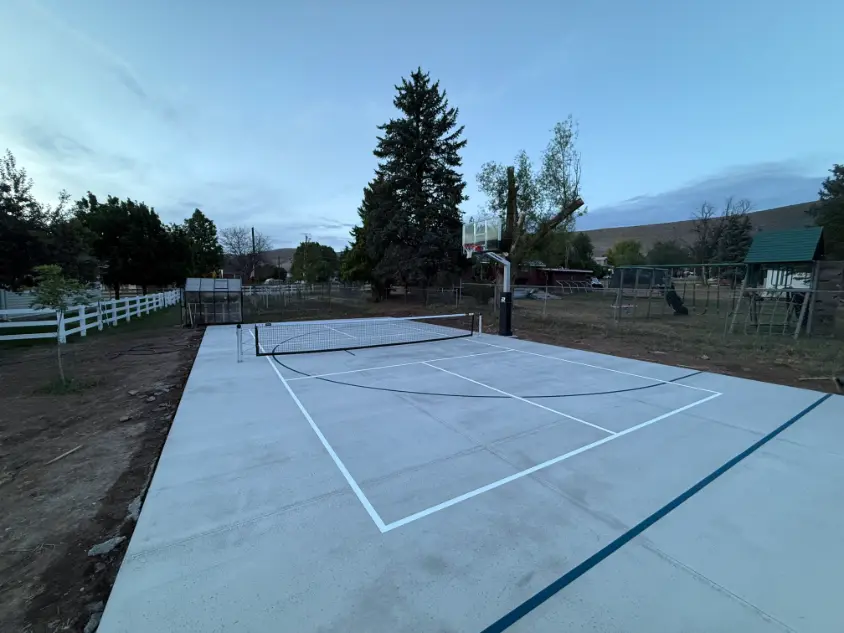 Grey multi sport court