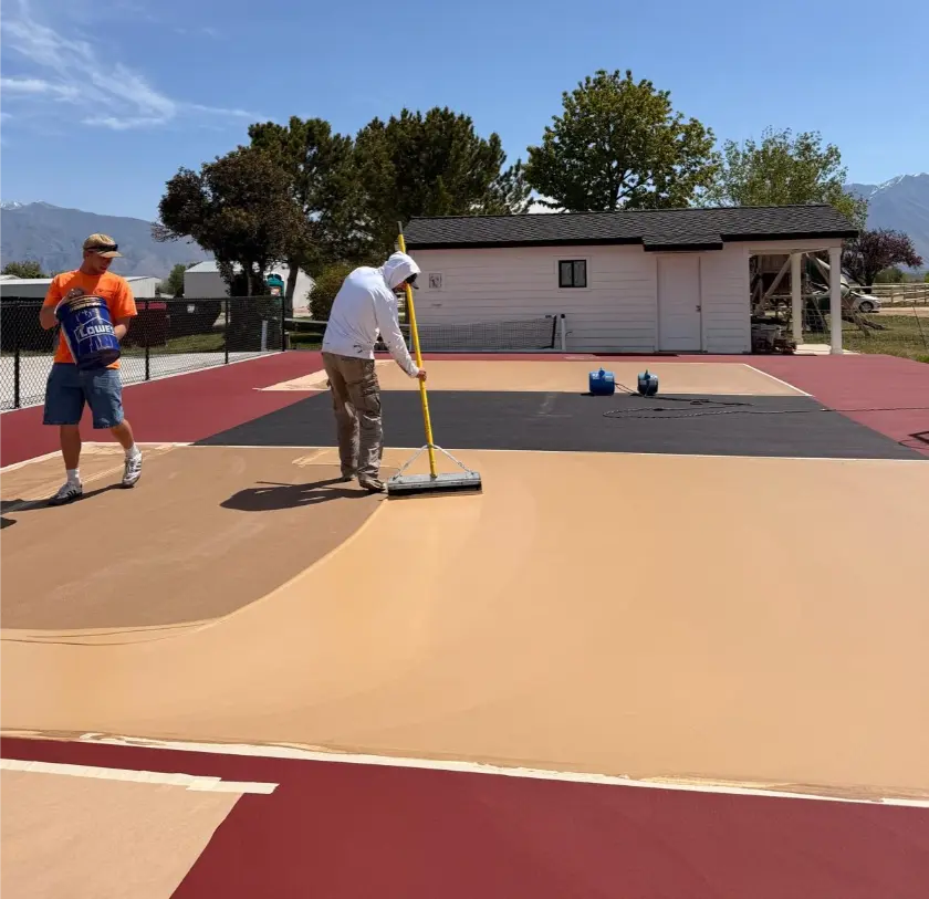 Ace Coatings Utah - Multi-Use Residential Court Project