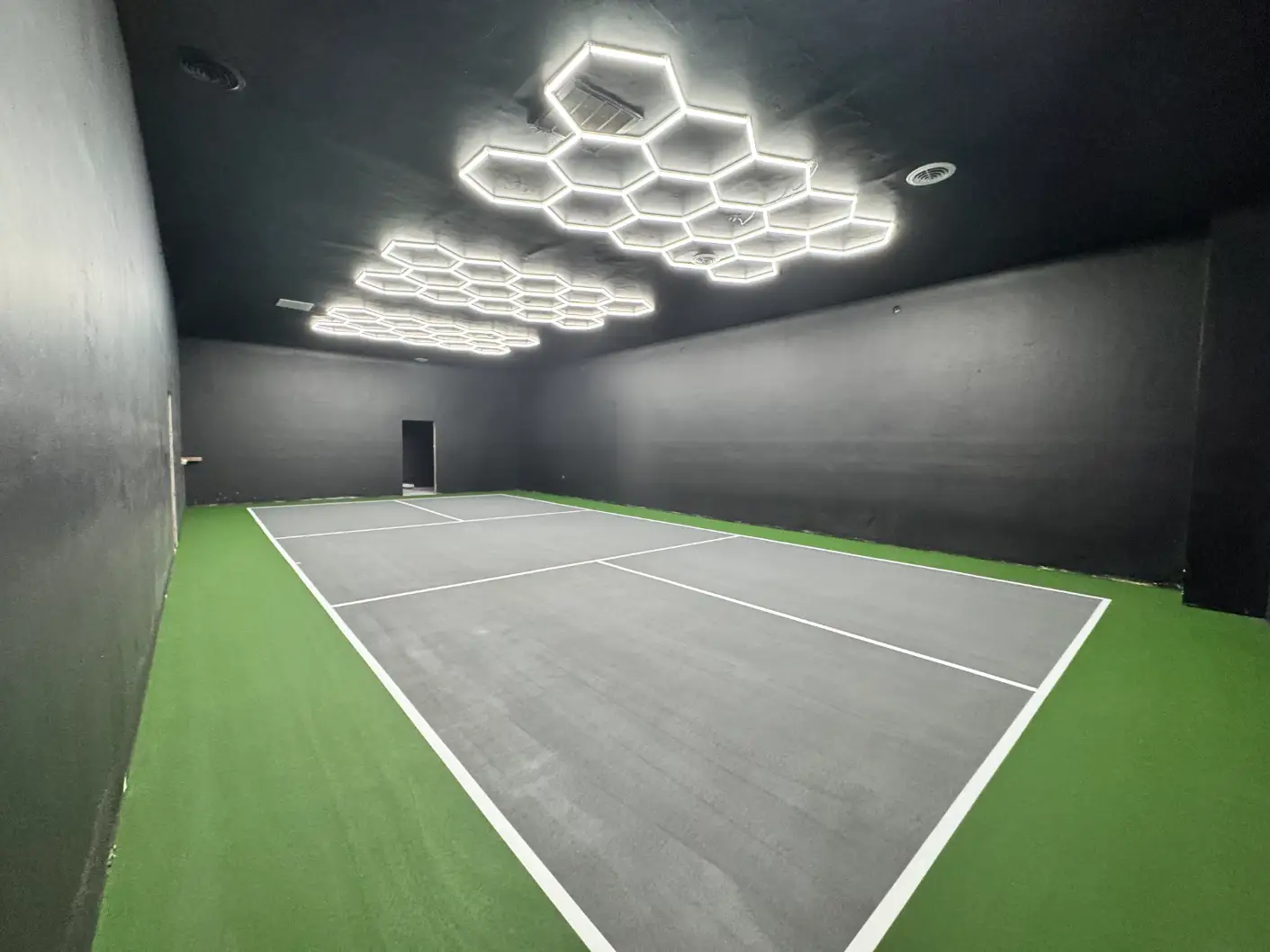 Indoor pickleball court