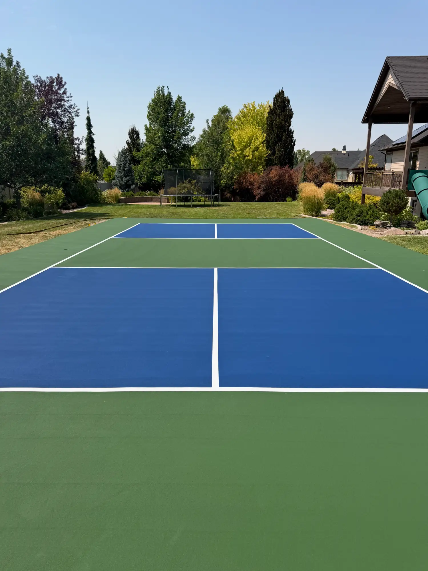 Residential pickleball court