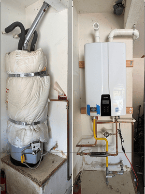 Water heater installation in Corona