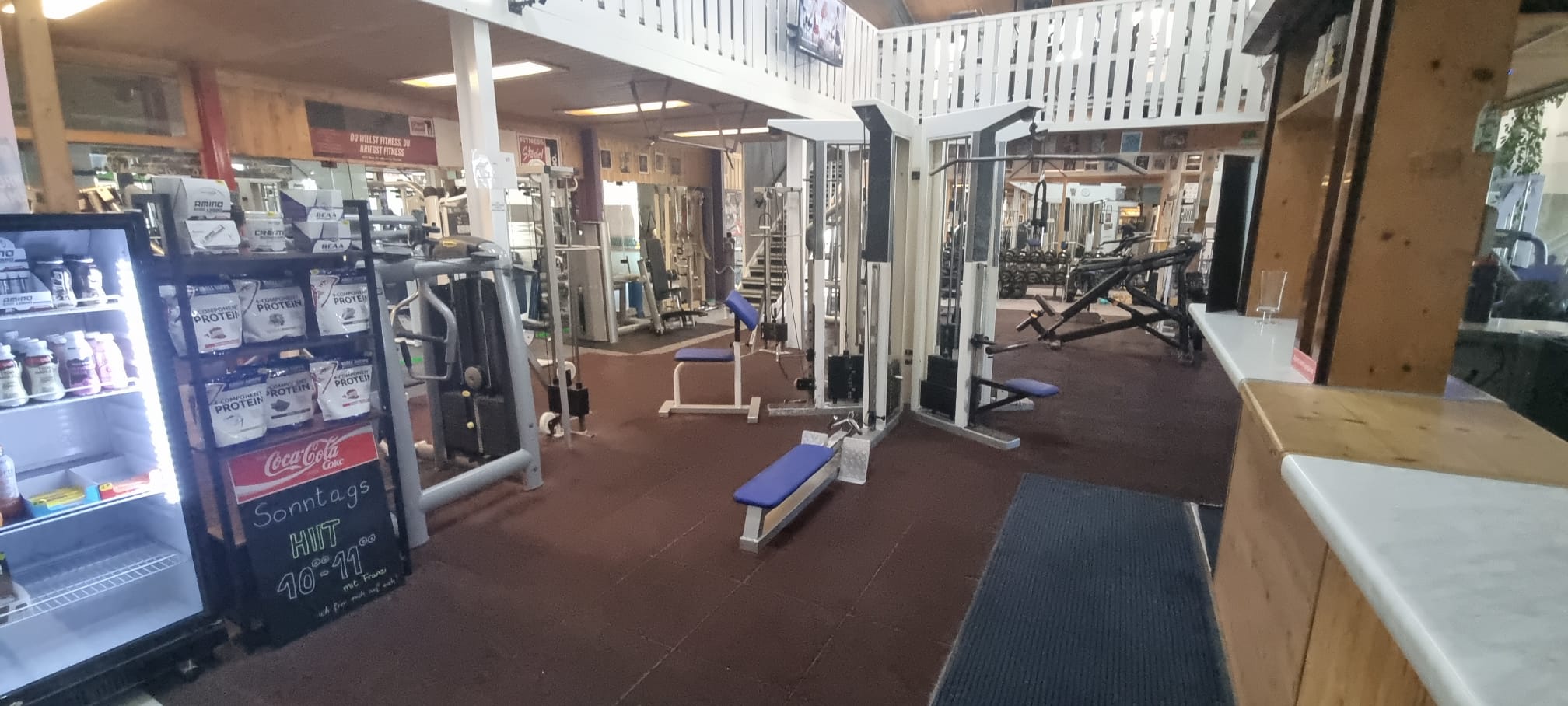 Gerätebereich im Fitness-Stadel Berkheim