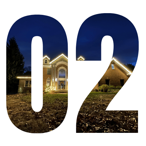 Free Christmas light design consultation with homeowners - Golden Glow Christmas Lights NJ