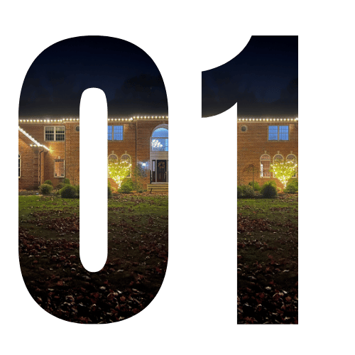 Free Christmas light design consultation with homeowners - Golden Glow Christmas Lights NJ