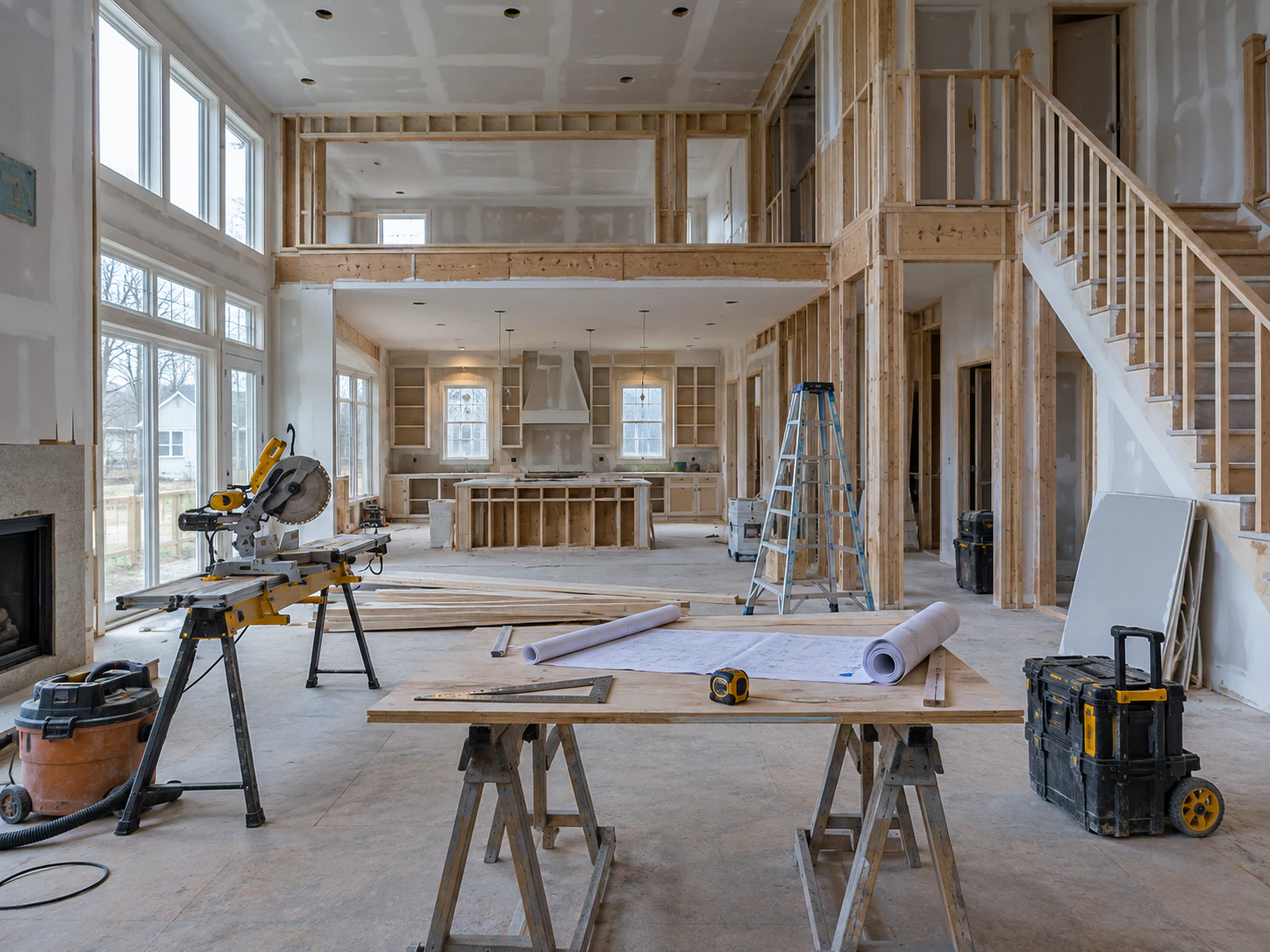 General contractor in Ho-Ho-Kus, NJ working on a home project