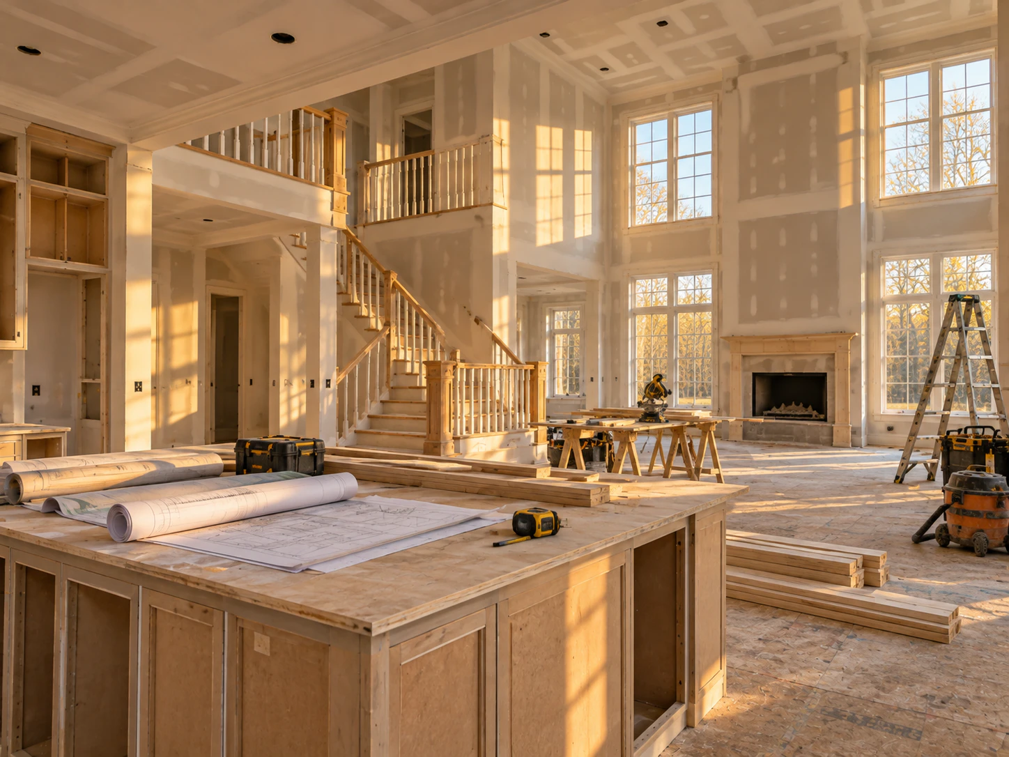 General contractor in Union City, NJ discussing a residential project