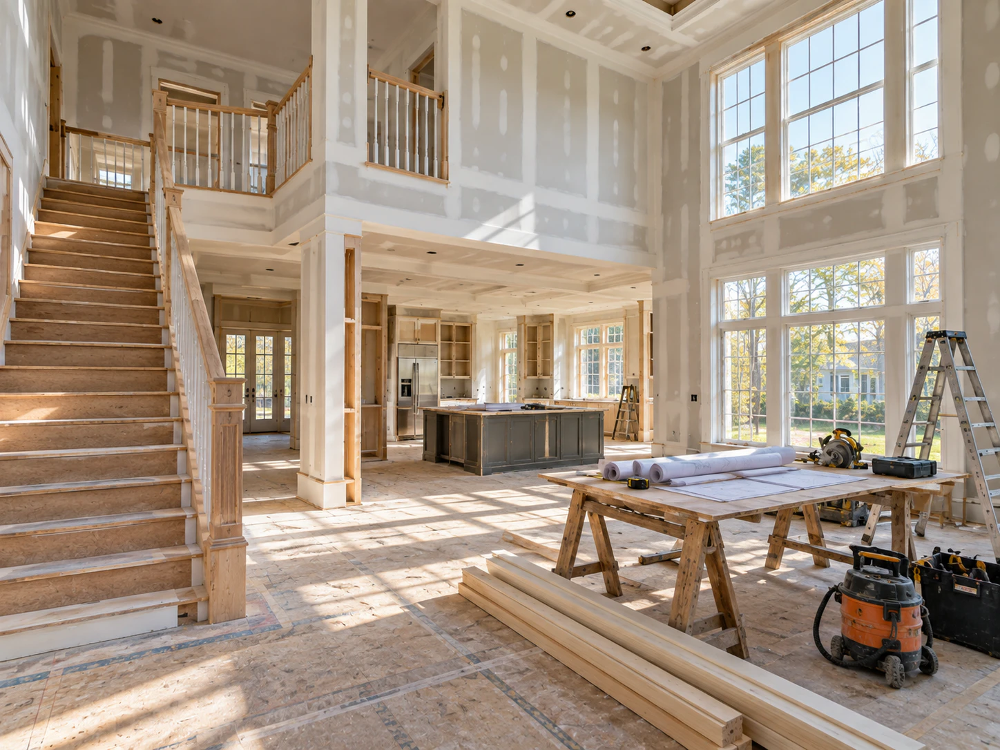 Licensed construction professional working on a commercial property in Union City, NJ