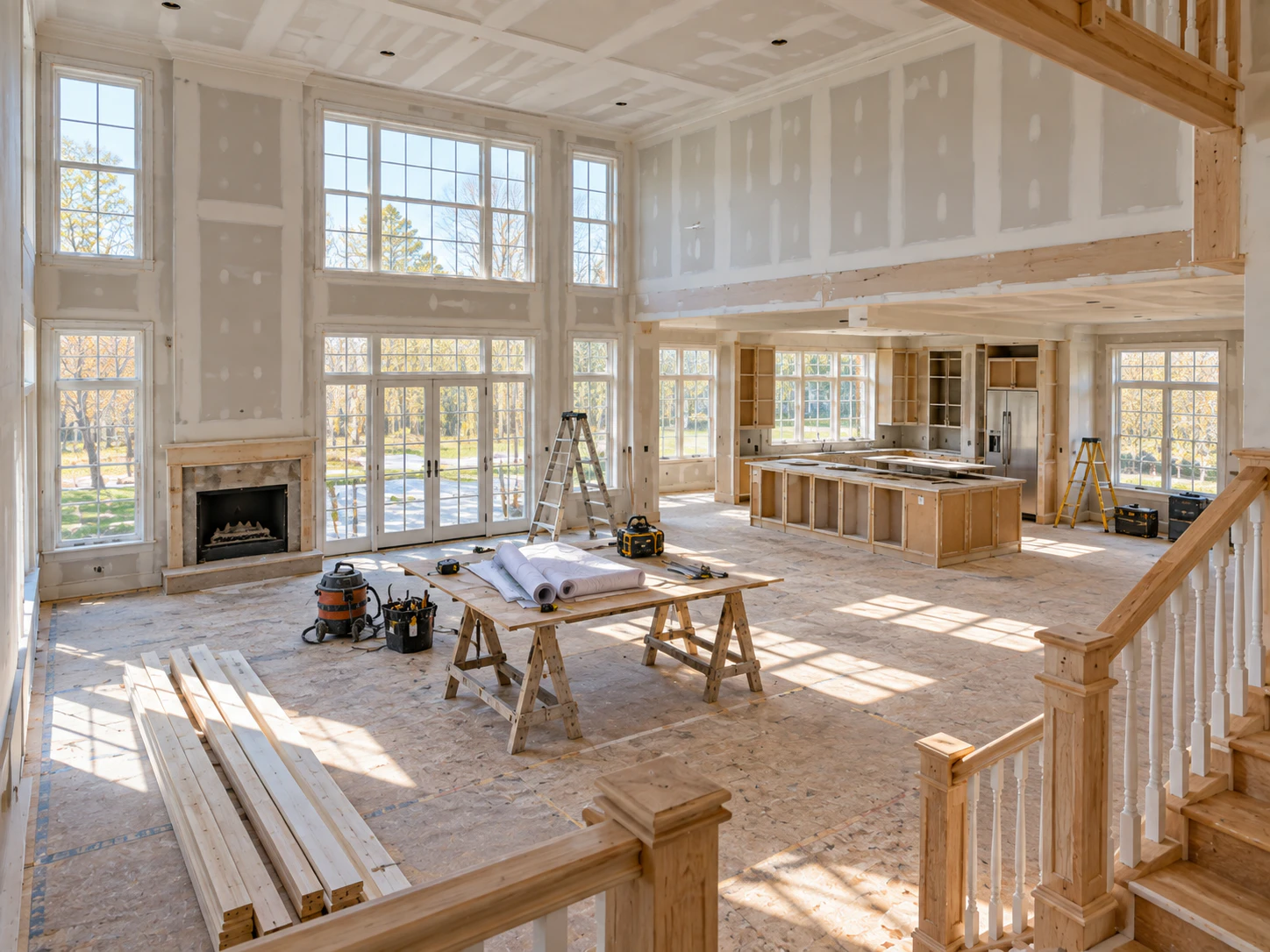 General contractor in Old Tappan, NJ working on a property project
