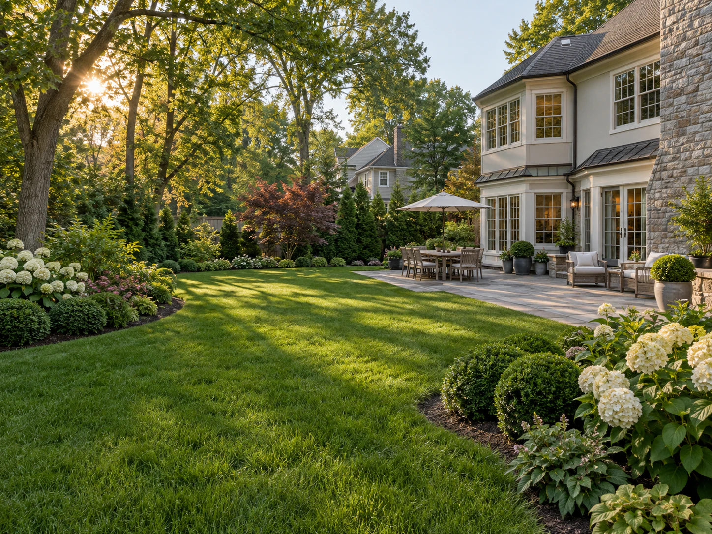 Landscaping services in Ho-Ho-Kus, NJ for a cared-for yard