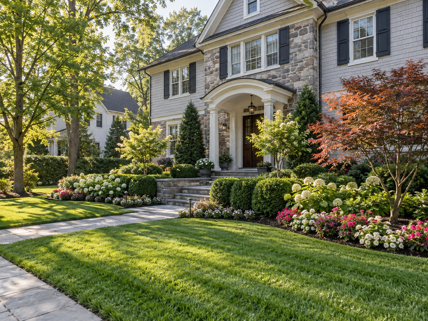 Landscaping services in Ridgewood, NJ for a cared-for residential yard