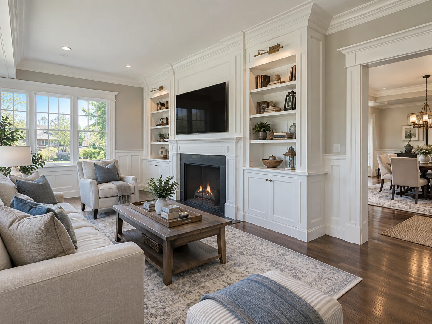 Interior carpentry work for a Ridgewood home