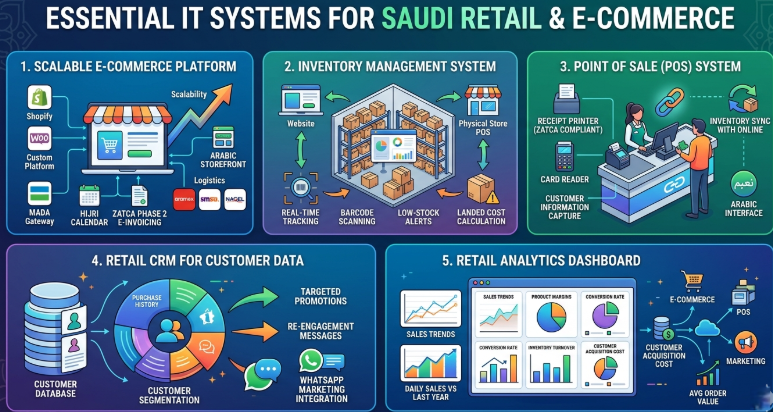 The IT Systems Saudi Retail and E-Commerce Businesses Need