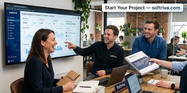 Start Your Project with a Free Discovery Call at softriva.com