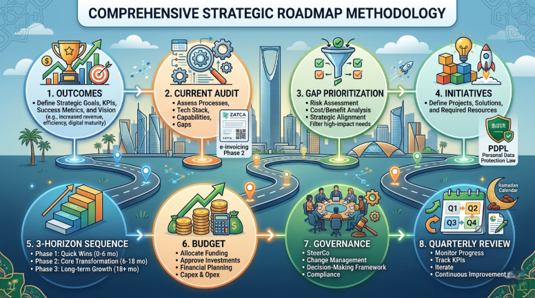 The Eight Steps to a Working Digital Transformation Roadmap